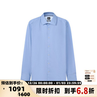 black系列修身 版 长袖 Hugo 银泰百货 男士 衬衫 300095 Boss雨果博斯