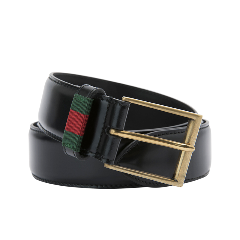 GUCCI/¹Å³ÛţƤ²ÄÖʾµäºìÂÌÖ¯´ø×°ÊÎÄÐÊ¿Ñü´ø