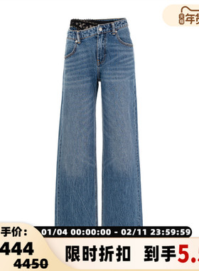 Alexander Wang女士直筒牛仔裤（水洗产品）银泰百货精品 301574