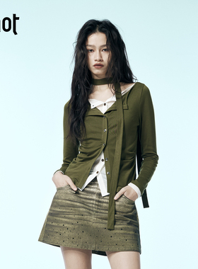 uhot诱货 2025秋冬女士针织衫打底衫银泰百货 301590