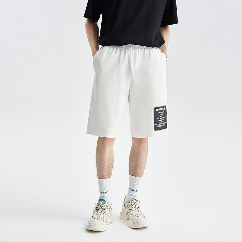 VETEMENTS男女同款宽松休闲短裤