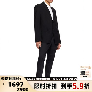 黑色棉质直筒西银泰百货精品 Ami 男士 秋冬款 301596 Paris