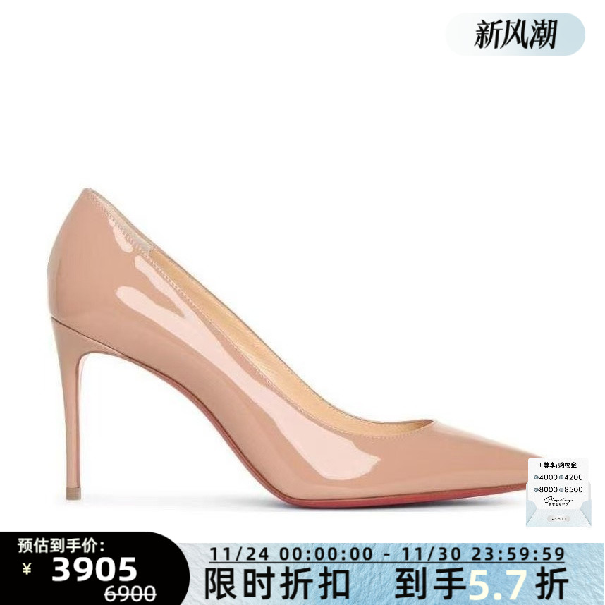CHRISTIAN LOUBOUTIN 春夏款女士时尚细跟高跟鞋银泰百货 301574