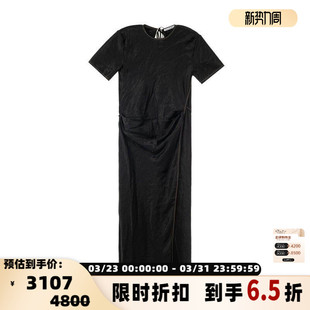 女士黑色中长款 秋冬新款 连衣裙银泰百货精品301574 STUDIOS ACNE