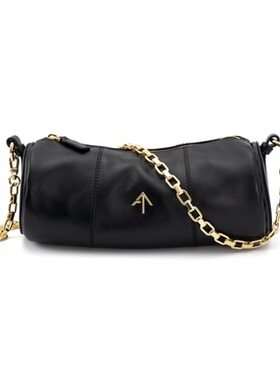 MANU ATELIER 女士时尚单肩斜挎包链条圆筒包银泰百货 301574