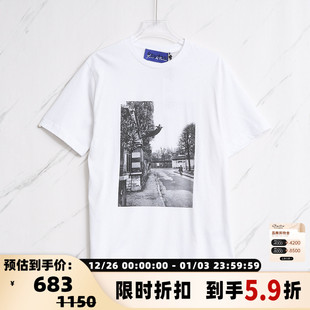 潮流照片印花T恤银泰百货精品 Klein男士 301596 Yves ETUDESx