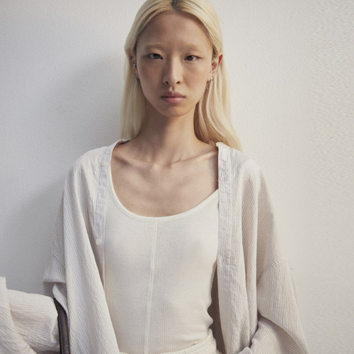 NinetyPercent坑条背心打底