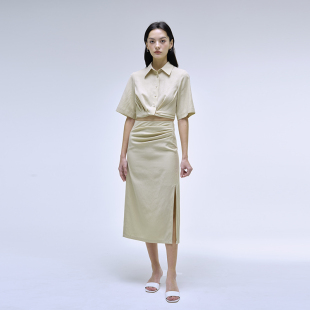 STORIES春夏款 INSPIRE 折扣 STU003 短袖 衬衫 女士短款