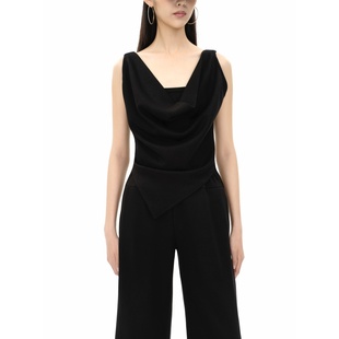 Alien 上衣背心银泰百货 春夏新款 荡领无袖 301594 女士时尚 Dear