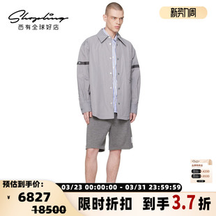 外套银泰百货精品 Thom 系扣格纹衬衫 秋冬男士 301596 browne