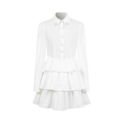 ThreeQuarters衬衫裙白色