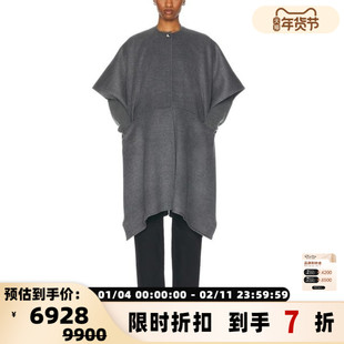 TOTEME 女士时尚简约围巾领中长款大衣外套银泰百货 301574