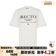 女士棉质logo印花宽松日常休闲短袖 RECTO春季 新款 T恤上衣