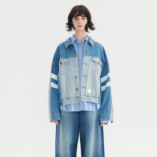 型水洗工艺牛仔夹克 百搭版 301446 外套经典 VETEMENTS春季