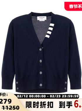 THOM BROWNE 2025春夏女士开衫毛衣针织衫银泰百货精品 301574