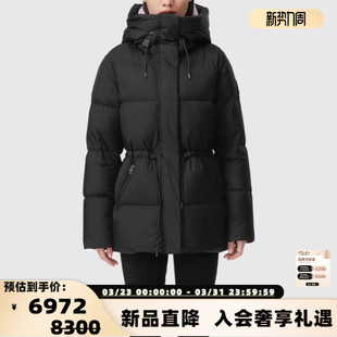 银泰百货 保暖羽绒服 301574 修身 MACKAGE女士抽绳收腰时尚