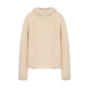 ACNE STUDIOS 女士白色连帽套头毛衣银泰百货精品 301574