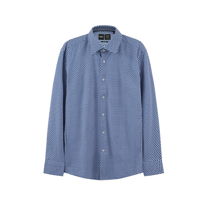 HugoBoss男士修身版长袖衬衫