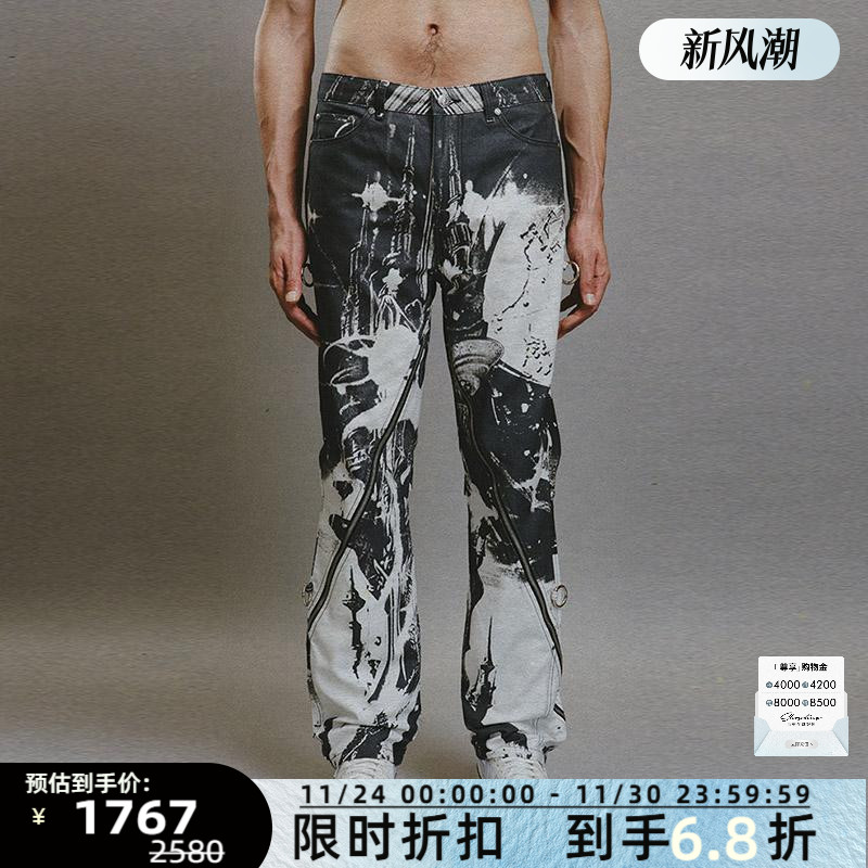 男士CEECLA休闲牛仔裤