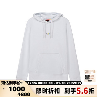 Boss雨果博斯 银泰百货 男士 连帽卫衣运动衫 300095 宽松版 Hugo