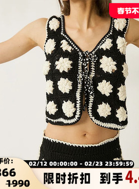 TACH CLOTHING 女士春季时尚休闲甜美马甲银泰百货