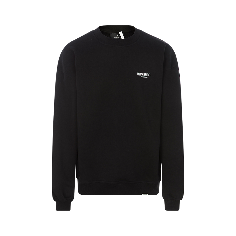 REPRESENT男士圆领套头衫卫衣