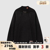 MIHARA 301604 银泰百货 YASUHIRO 女士高领休闲套头毛衣针织衫