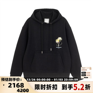 袋鼠兜印花连帽卫衣银泰百货精品 男士 301574 秋冬新款 WOOYOUNGMI