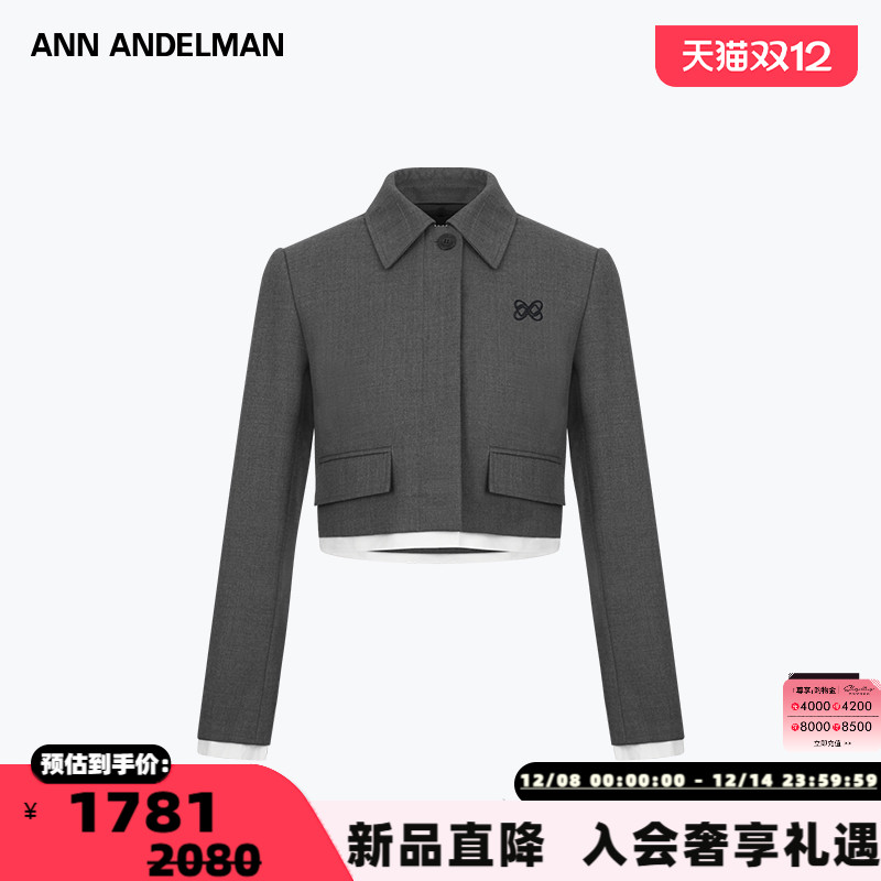 ANN ANDELMAN   25秋冬女士休闲西装短外套银泰百货 301286