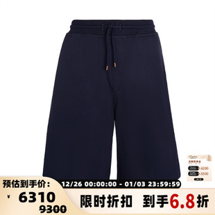 银泰百货 纯色简约休闲短裤 Cucinelli春夏男士 301574 Brunello