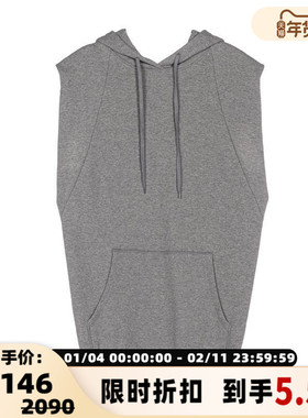 pushBUTTON 秋季新款女简约纯色连帽背心银泰百货精品  301574