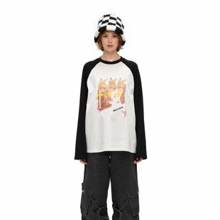 T恤银泰百货精品 三只小兔撞色长袖 301261 Sandra男女同款 Alexia