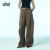uhot诱货 301590 银泰百货 2025秋冬女士休闲长裤 阔腿裤