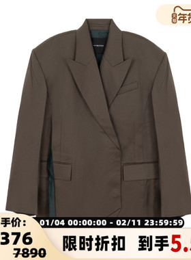 pushBUTTON 日常通勤女士一粒扣休闲西服上衣银泰百货301574