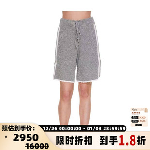 银泰百货 MAISON 女士舒适透气休闲五分短裤 夏季 301604 MARGIELA