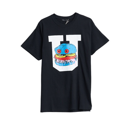 Undercover 春夏款男女同款卡通汉堡印花短袖T恤银泰百货 301596