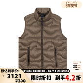 绿色立领马甲棉服银泰百货精品 PAUL&SHARK 男士 301574