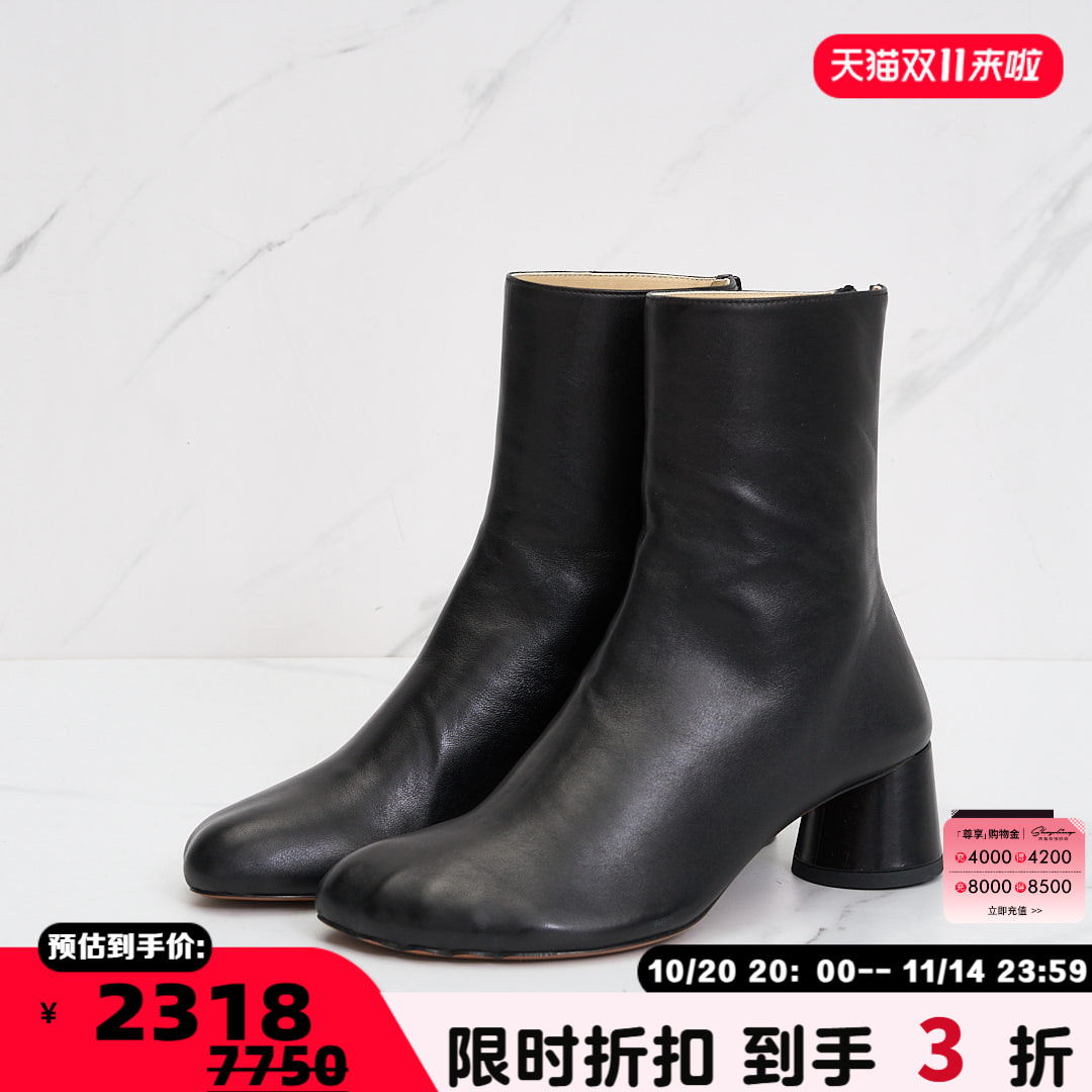 PROENZA SCHOULER 潮流都市女士法式粗跟踝靴银泰百货精品 301596