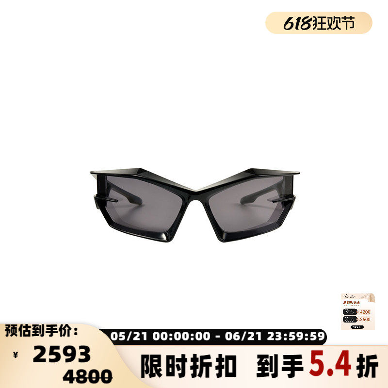 Givenchy 秋冬款 男士GIV CUT几何形太阳镜银泰百货精品 301365