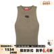 DIESEL 301574 背心银泰百货 春夏新款 女士LOGO金属标修身