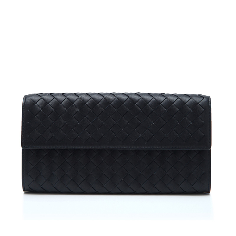 BV BOTTEGA VENETA±¦ç¾¼ÎÑòƤ²ÄÖʾµä±àÖ¯°üÉíŮʿ³¤¿îÇ®¼ÐÇ®°ü