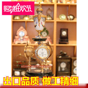 钟表 仿古钟表 欧式钟表 古典钟表 铜铸钟表 镀金机械三面钟