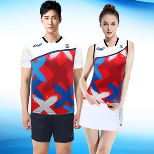 羽毛球套尤无袖女男2025速干运动专业尼克斯秋冬网乒乓韩国大码服