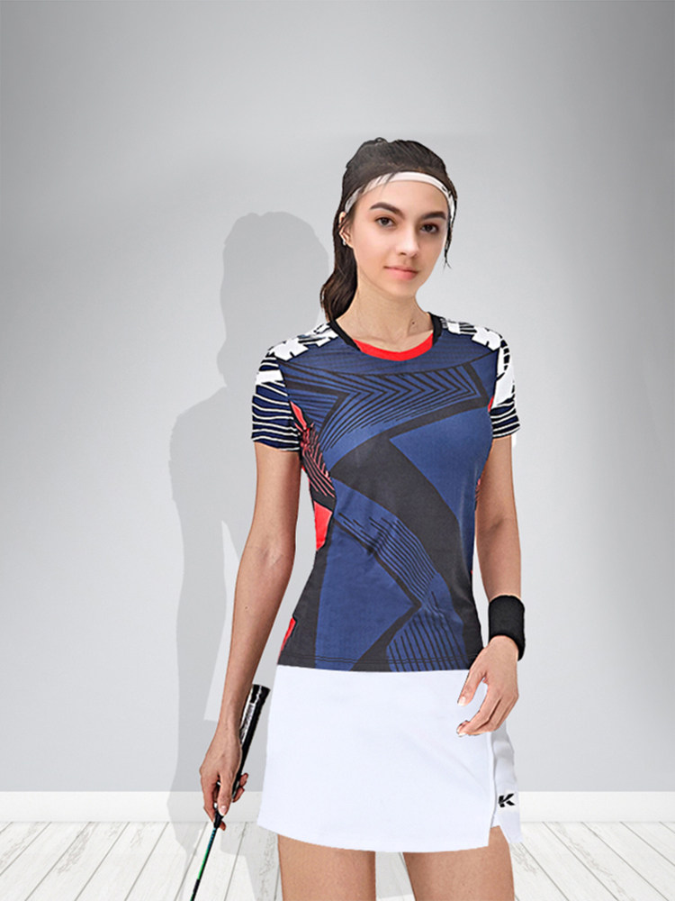 Badminton suit women's dress Tennis table tennis summer sports culottes quick-drying fashion competition short-sleeved Korean suit