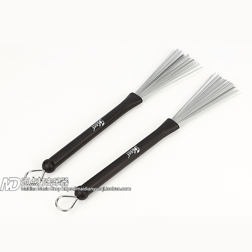 迈点乐器 Fleet  架子鼓鼓刷 爵士鼓鼓刷 钢丝钢刷 手拍箱鼓刷