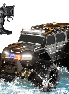 Remote control car amphibious stunt car police car climbing