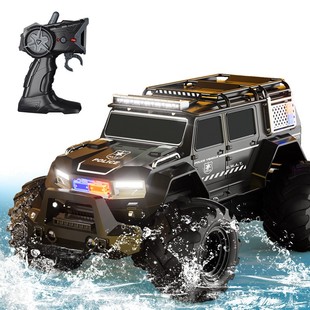 Remote control car amphibious stunt car police car climbing