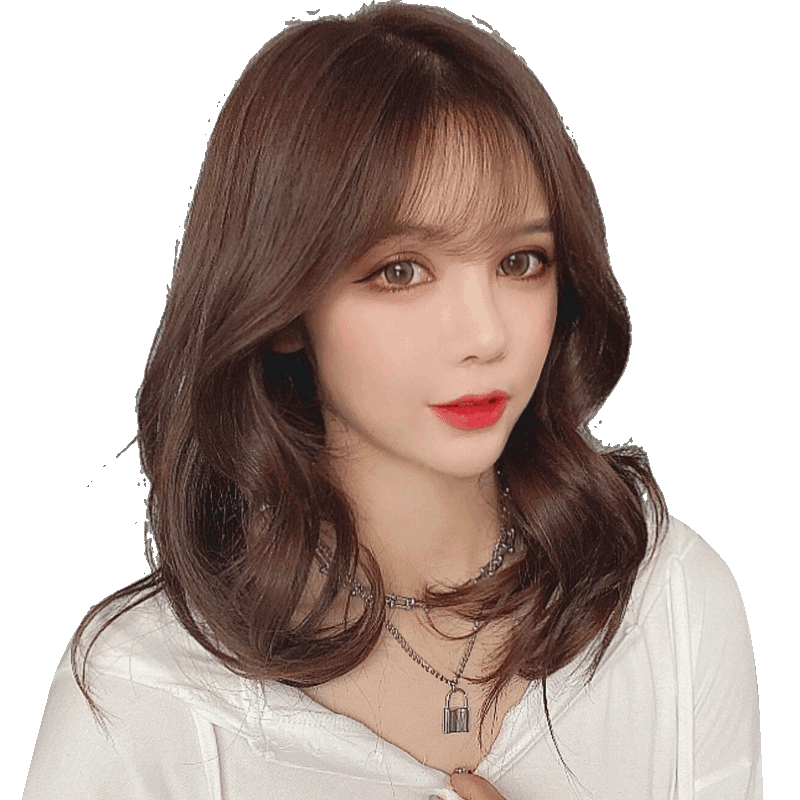 一片式V型短卷发片接发片隐形仿真发假发片大波浪蓬松假发女无痕