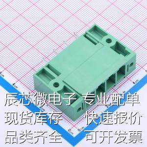 JL5EDGVM-76204G01 插拔式接线端子 7.62mm 1x4P 排数:1 每排P数: