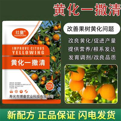 黄化一撒清果树果树黄化黄龙病药